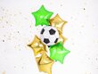 Fooliumist õhupallid Soccer Ball 40 cm, 50 tk. цена и информация | Õhupallid | kaup24.ee