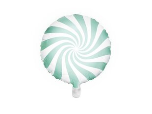 Fooliumist õhupallid Candy 45 cm, roheline, 50 tk. hind ja info | Õhupallid | kaup24.ee
