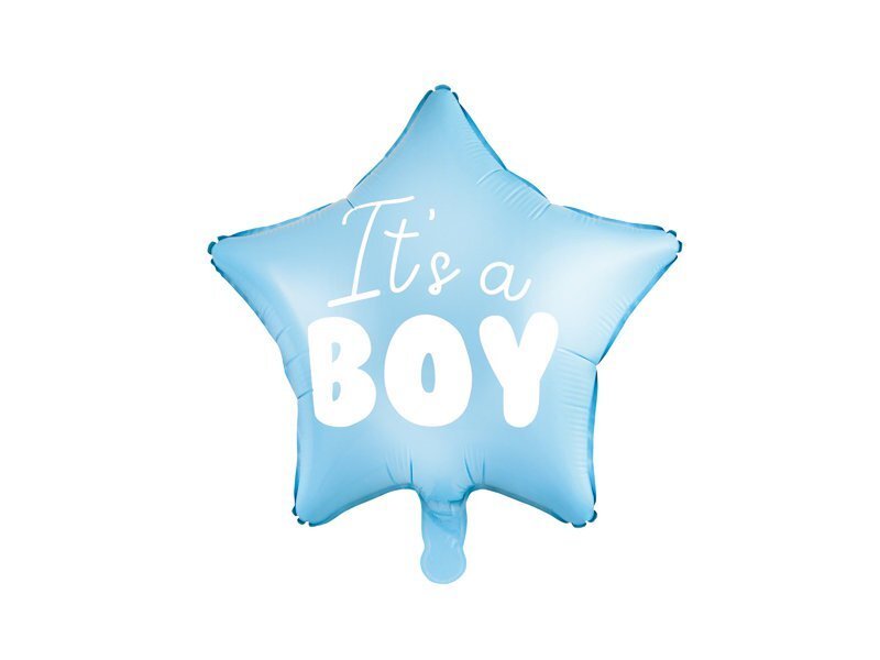 Fooliumist õhupallid Star - It's a boy 48 cm, sinine, 50 tk. цена и информация | Õhupallid | kaup24.ee