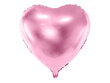 Fooliumist õhupallid Heart 61 cm light, roosa hind ja info | Õhupallid | kaup24.ee