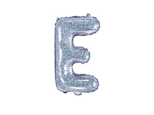 Fooliumist õhupallid Täht "E" 35 cm, hõbedane/läikiv, 50 tk. цена и информация | Шарики | kaup24.ee