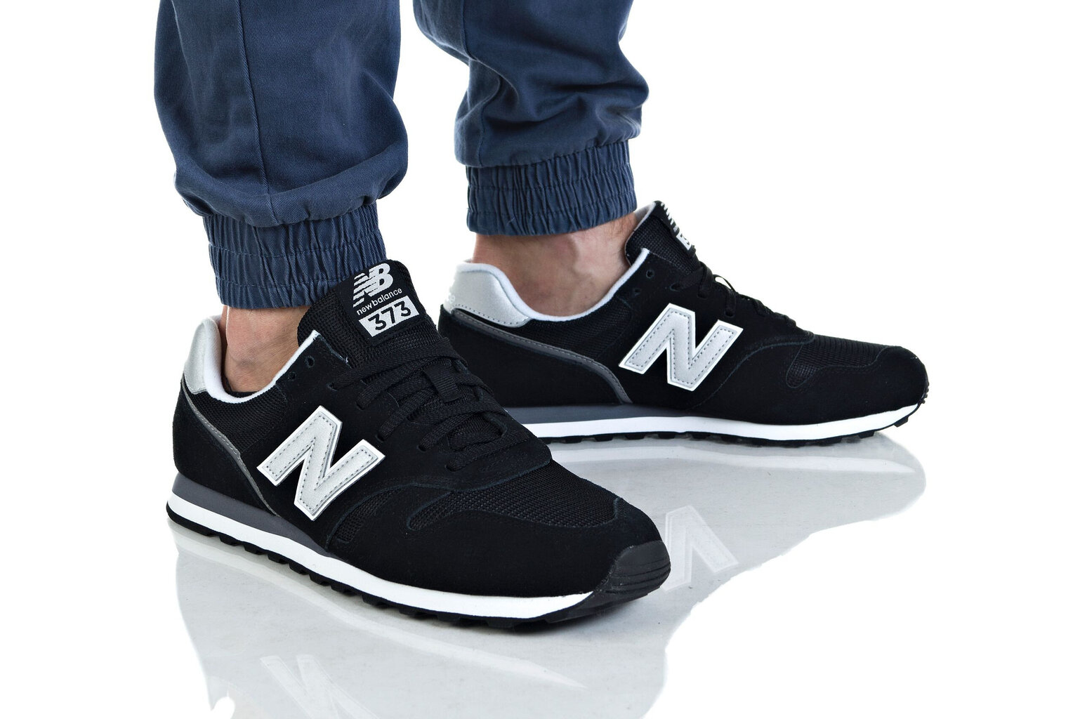 Meeste Jooksukingad New Balance 373 v2 Must hind ja info | Spordi- ja vabaajajalatsid meestele | kaup24.ee