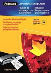 LAMINAATORI ACC PUHASTUSLEHT/10TK 5320604 FELLOWES цена и информация | Канцелярские товары | kaup24.ee