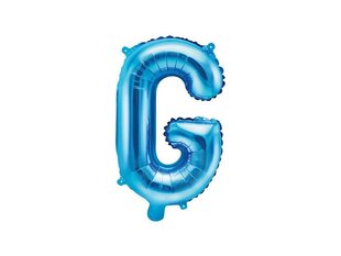 Fooliumist õhupallid Täht "G" 35 cm, sinine, 50 tk. hind ja info | Õhupallid | kaup24.ee