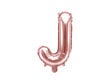 Fooliumist õhupallid Täht "J" 35 cm, roosa/kuldne hind ja info | Õhupallid | kaup24.ee