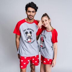 летняя пижама для мальчиков Minnie Mouse Женщина Красный Серый цена и информация | Платья | kaup24.ee