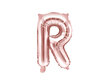 Fooliumist õhupallid Täht "R" 35 cm, roosa/kuldne hind ja info | Õhupallid | kaup24.ee