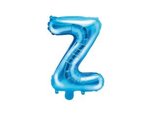 Fooliumist õhupallid Täht "Z" 35 cm, sinine hind ja info | Õhupallid | kaup24.ee