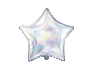 Fooliumist õhupallid Star 48 cm, hõbedane цена и информация | Воздушные шары | kaup24.ee