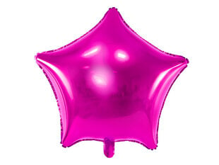 Fooliumist õhupallid Star 48 cm dark, roosa цена и информация | Шарики | kaup24.ee