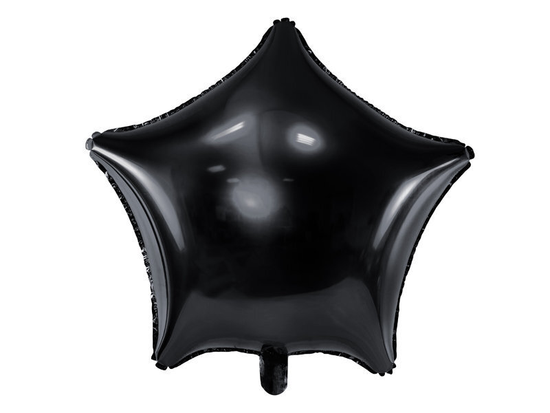 Fooliumist õhupallid Star 48 cm, must hind ja info | Õhupallid | kaup24.ee