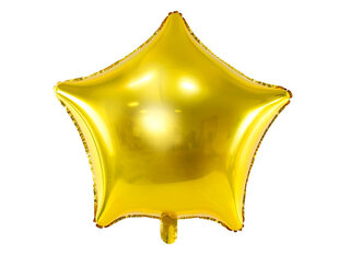 Fooliumist õhupallid Star 48 cm, kuldne цена и информация | Воздушные шары | kaup24.ee