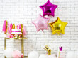 Fooliumist õhupallid Star 48 cm light, roosa hind ja info | Õhupallid | kaup24.ee
