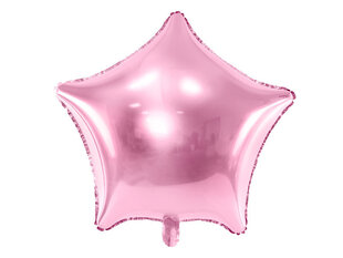 Fooliumist õhupallid Star 48 cm light, roosa цена и информация | Шары | kaup24.ee