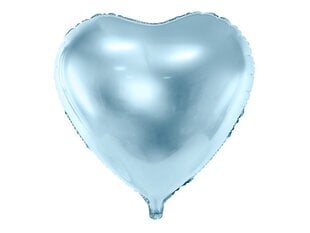 Fooliumist õhupallid Heart 45 cm, sinine, 50 tk. hind ja info | Õhupallid | kaup24.ee