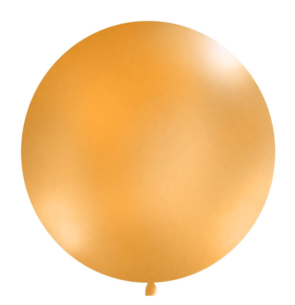 Suur õhupall 100 cm round Pastel, oranž hind ja info | Õhupallid | kaup24.ee