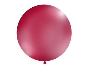 Suur õhupall 100 cm round Pastel, punane hind ja info | Õhupallid | kaup24.ee