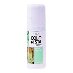 Временная краска L'Oreal Professionnel Paris Colorista Mint Spray 1 Dag Haarkleuring 75ml (75 ml) цена и информация | Краска для волос | kaup24.ee