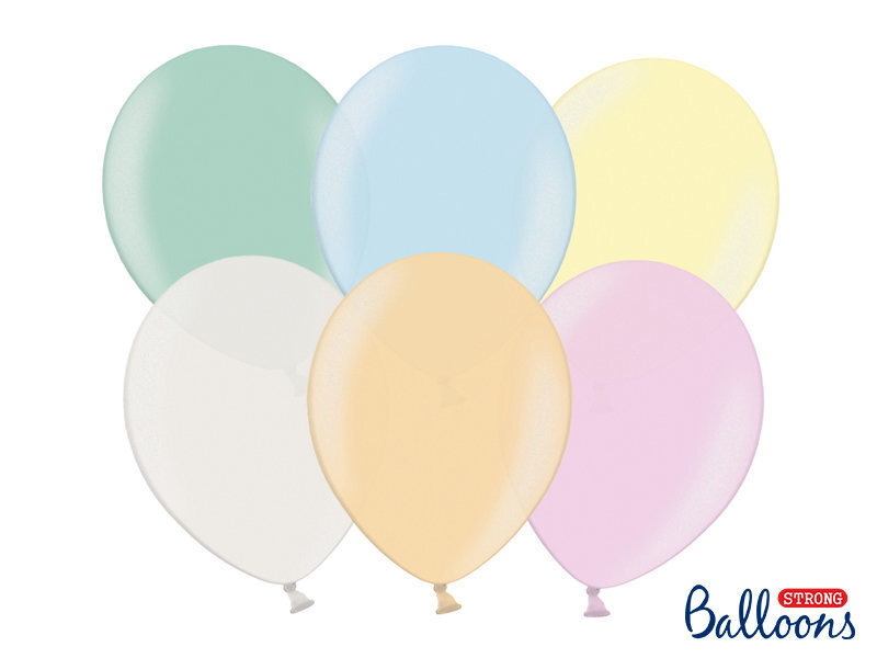 Tugevad õhupallid 23 cm Pearly, erinevad värvid, 100 tk. hind ja info | Õhupallid | kaup24.ee