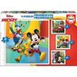 Pusle Educa Mickey & Friends (25 + 20 + 16 + 12 pcs) hind ja info | Pusled | kaup24.ee