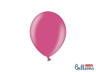 Tugevad õhupallid 23 cm Metallic Hot, roosa, 100 tk. цена и информация | Шары | kaup24.ee