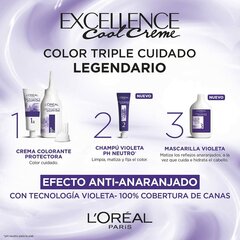 Перманентный крем-краска L'Oreal Make Up Excellence Cool Creme Интенсивный Золотисто-пепельный 7,11 цена и информация | Маски, масла, сыворотки | kaup24.ee