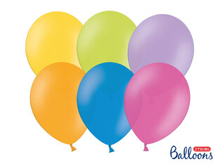 Tugevad õhupallid 23 cm Pastel, erinevad värvid, 100 tk. hind ja info | Õhupallid | kaup24.ee