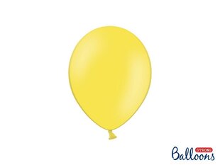 Tugevad õhupallid 23 cm Pastel Lemon, kollane, 100 tk. цена и информация | Шары | kaup24.ee