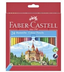 Faber-Castell, Классические цветные карандаши, 24 штуки цена и информация | Принадлежности для рисования, лепки | kaup24.ee