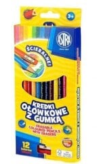Астра, Цветные карандаши, 12 цветов цена и информация | Принадлежности для рисования, лепки | kaup24.ee