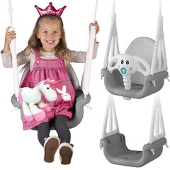 Ricokids Elephant 3in1 koppkiik, hall ja valge hind ja info | Kiiged | kaup24.ee