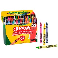 Crayola rasvakriidid 64 tk hind ja info | Kunstitarbed, voolimise tarvikud | kaup24.ee