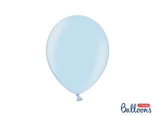 Tugevad õhupallid 27 cm Metallic Baby, sinine, 100 tk. цена и информация | Воздушные шары | kaup24.ee