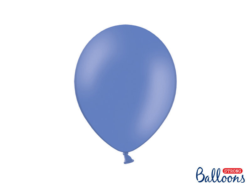 Tugevad õhupallid 27 cm Pastel, sinine, 10 tk. hind ja info | Õhupallid | kaup24.ee