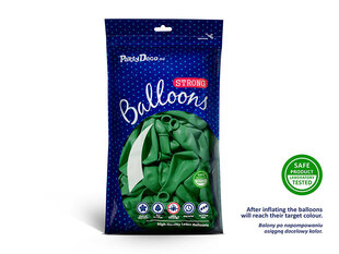 Tugevad õhupallid 27 cm Pastel, roheline, 10 tk. цена и информация | Воздушные шары | kaup24.ee
