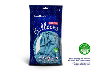 Tugevad õhupallid 27 cm Pastel Baby, sinine, 100 tk. цена и информация | Воздушные шары | kaup24.ee