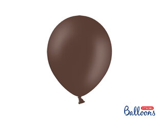 Tugevad õhupallid 27 cm Pastel Cocoa, pruun, 10 tk. hind ja info | Õhupallid | kaup24.ee