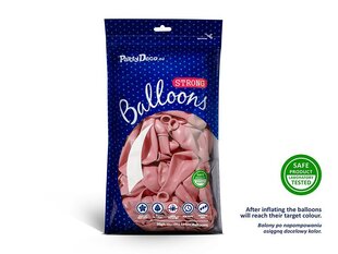 Tugevad õhupallid 27 cm Pastel Baby, roosa, 50 tk. цена и информация | Шарики | kaup24.ee