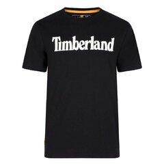 Футболка с коротким рукавом мужская Timberland Kennebec Linear Чёрный цена и информация | Мужские футболки | kaup24.ee