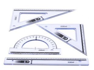 Geomeetriline komplekt 16cm, 4 elementi hind ja info | Kirjatarbed | kaup24.ee