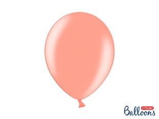 Tugevad õhupallid 30 cm, kuldne/roosa, 10 tk. hind ja info | Õhupallid | kaup24.ee