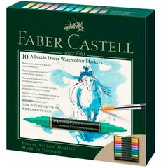 Marker Set Faber-Castell Albrecht Dürer Mitmevärviline 10 Tükid, osad hind ja info | Kunstitarbed, voolimise tarvikud | kaup24.ee