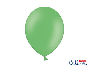 Tugevad õhupallid 30 cm Pastel, roheline, 100 tk. hind ja info | Õhupallid | kaup24.ee