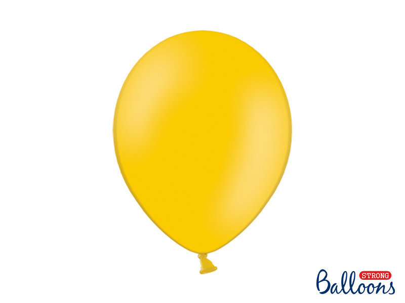 Tugevad õhupallid 30 cm Pastel Bright, oranž, 100 tk. hind ja info | Õhupallid | kaup24.ee
