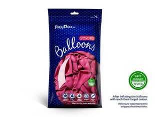 Tugevad õhupallid 30 cm Pastel Hot, roosa, 50 tk. цена и информация | Шары | kaup24.ee