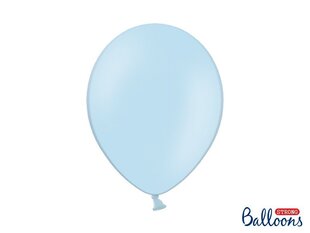Tugevad õhupallid 30 cm Pastel Baby, sinine, 100 tk. hind ja info | Õhupallid | kaup24.ee