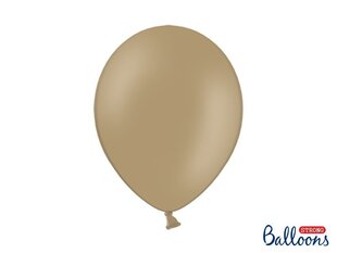 Tugevad õhupallid 30 cm Pastel, pruun, 50 tk. цена и информация | Шарики | kaup24.ee
