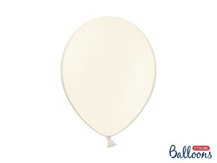 Tugevad õhupallid 30 cm Pastel, kreem, 100 tk. цена и информация | Шарики | kaup24.ee