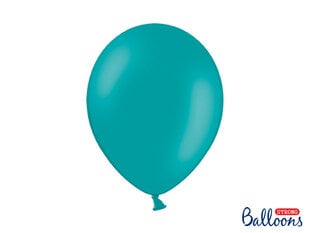 Tugevad õhupallid 30 cm Pastel Lagoon, sinine, 100 tk. hind ja info | Õhupallid | kaup24.ee