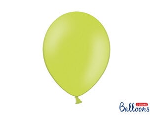 Шары прочные 30 см Pastel Lime, зеленые, 100 шт. цена и информация | Воздушные шары | kaup24.ee